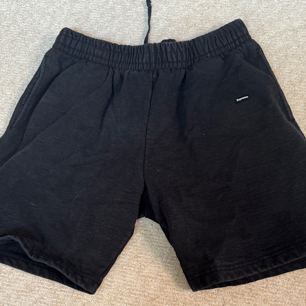 Supreme overrated large box sweat shorts